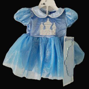 What a Character! Disney Baby Cinderella Dress with Foam Tiara 3 to 6 Months